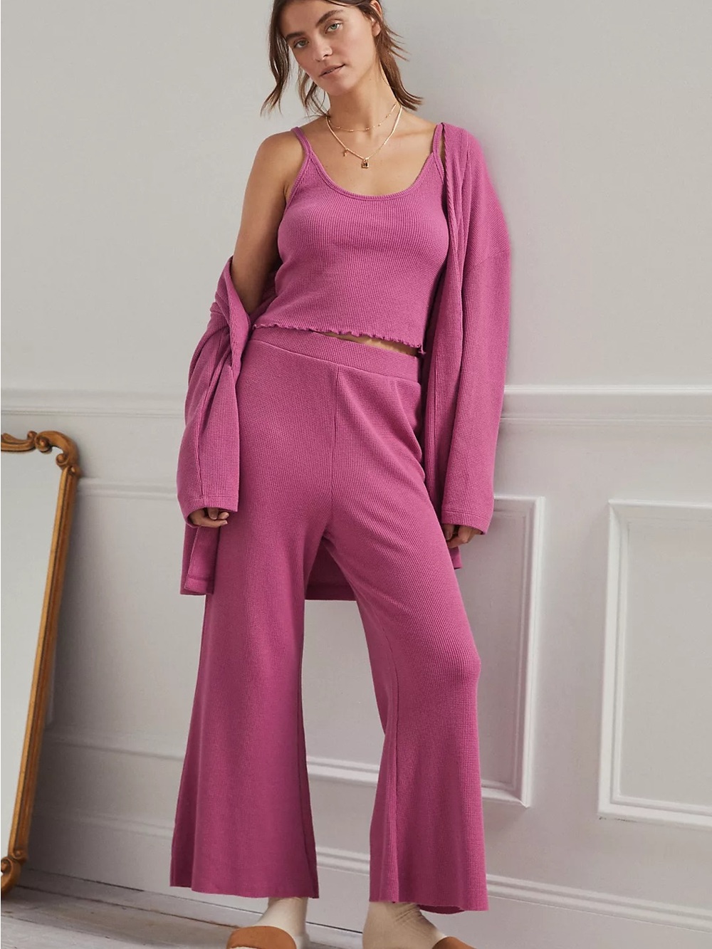 Anthropology Saturday/Sunday Annika Two-Piece Lounge Set size small